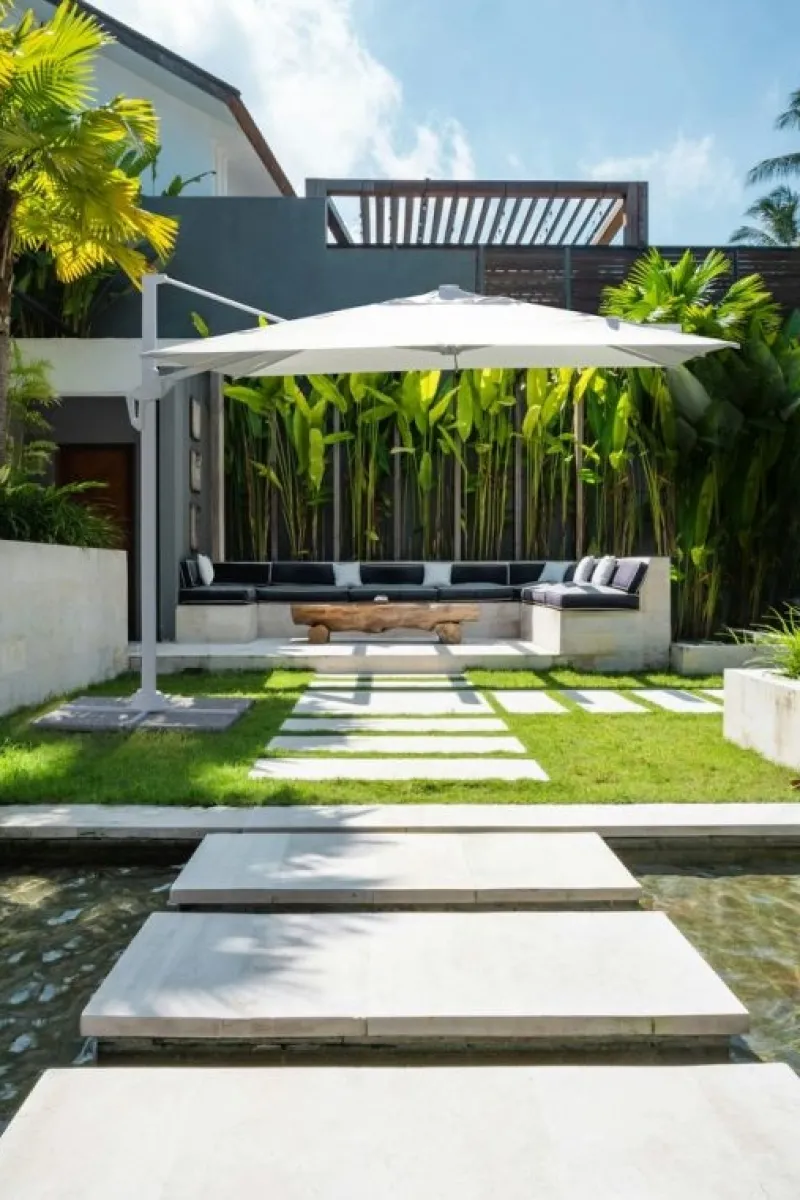 Sale Bizzotto OMBRELLONE BRACCIO VEGA 3X3 BIANCO