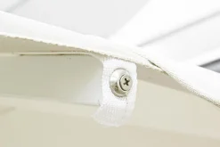 Clearance Bizzotto OMBRELLONE IN ALLUMINIO 4X4 BIANCO GRIGIO - ALGHERO