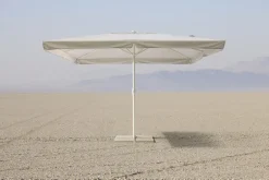 Clearance Bizzotto OMBRELLONE IN ALLUMINIO 4X4 BIANCO GRIGIO - ALGHERO