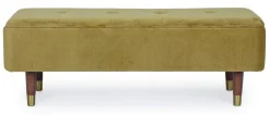Best Bizzotto PANCA CONTENITORE IN VELLUTO OLIVE - KIRA