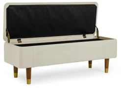 New Bizzotto PANCA CONTENITORE IN VELLUTO NATURALE - KIRA