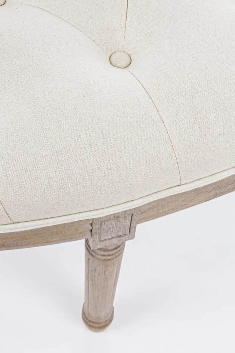 Online Bizzotto PANCA IN TESSUTO NATURALE - TILDE