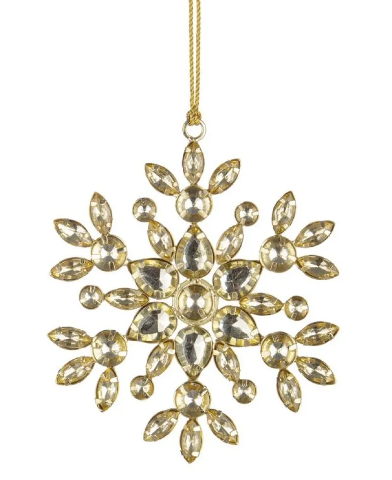 Clearance Bizzotto PENDAGLIO JEXON FIOCCO NEVE 6P ORO 11X11