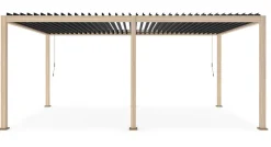 Hot Bizzotto PERGOLA OCEAN 3.6X6 NATURAL-ANTRACITE