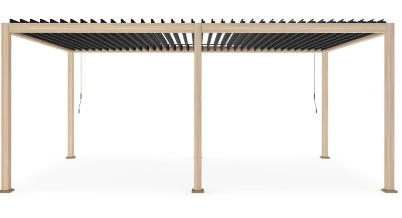 Hot Bizzotto PERGOLA OCEAN 3.6X6 NATURAL-ANTRACITE