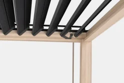 Best Bizzotto PERGOLA OCEAN 3.6X3.6 NATURAL-ANTRACITE