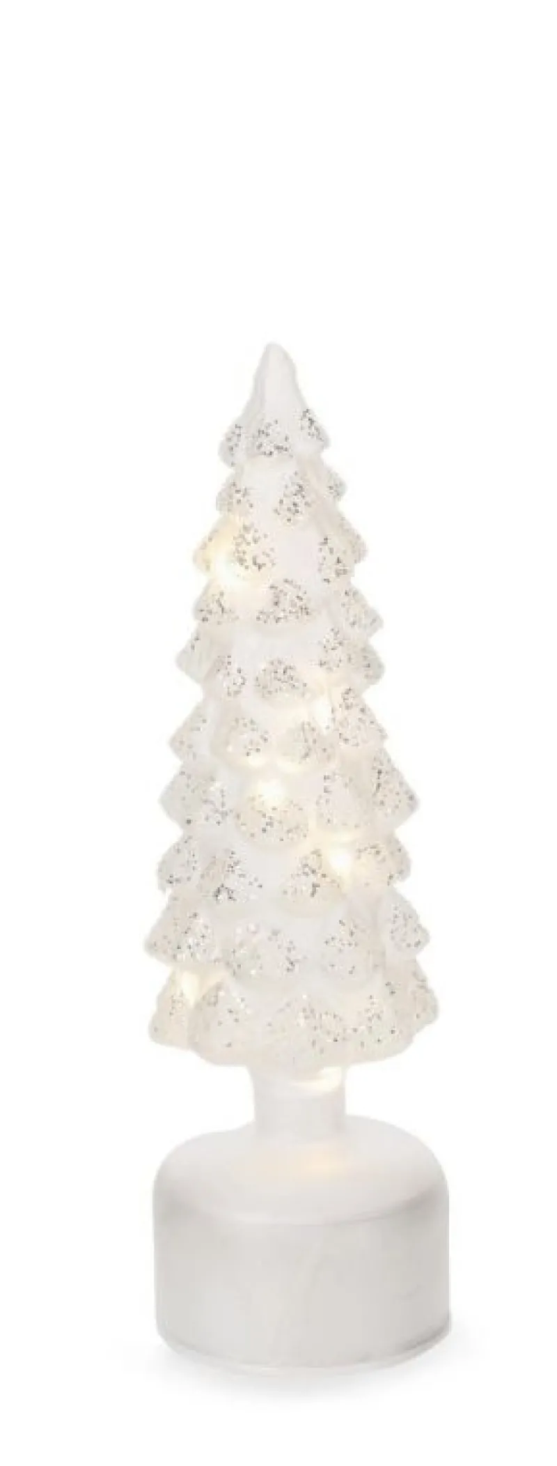 Discount Bizzotto PINO ROTANTE VT FROSTY BIANCO H30 C-LED