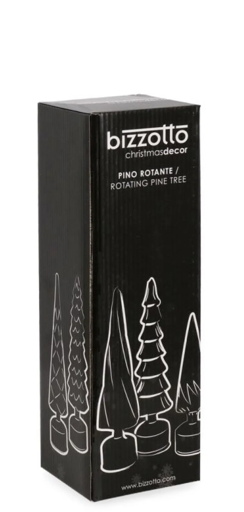 Discount Bizzotto PINO ROTANTE VT FROSTY BIANCO H30 C-LED