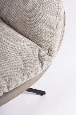 Hot Bizzotto POLTRONA ADINDA GRIGIO SCURO/TORTORA