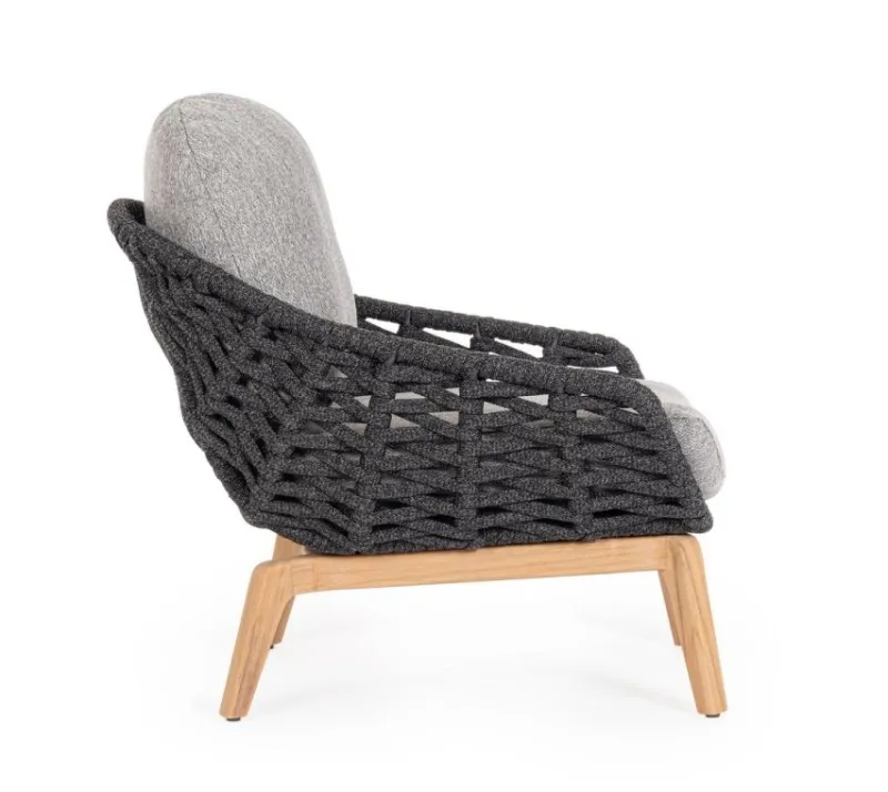 Outlet Bizzotto POLTRONA ANTRACITE - TAMIRES