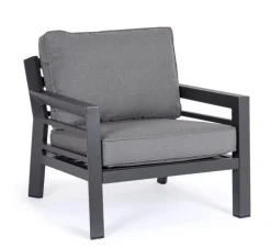 Clearance Bizzotto POLTRONA ANTRACITE PG61 - HENDRIX