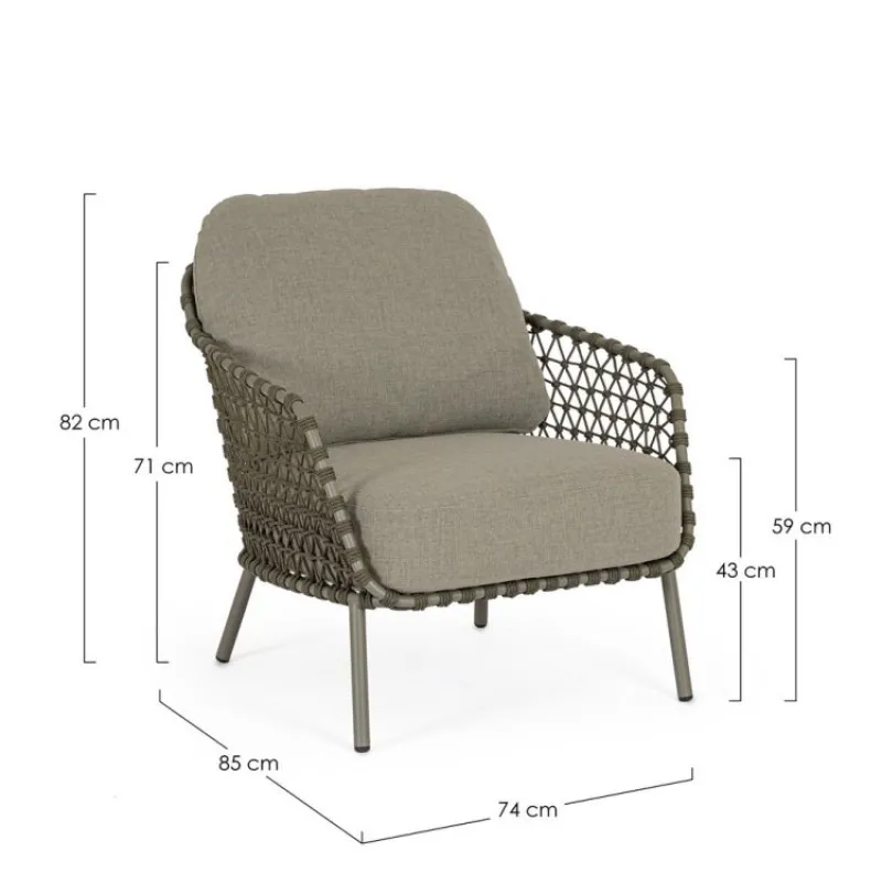 Hot Bizzotto POLTRONA C-C IVISSA VERDE