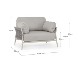 Discount Bizzotto POLTRONA C-C PARDIS AGATE QS26