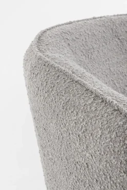 Best Bizzotto POLTRONA EFFETTO BOUCLE' GRIGIO - AVRIL