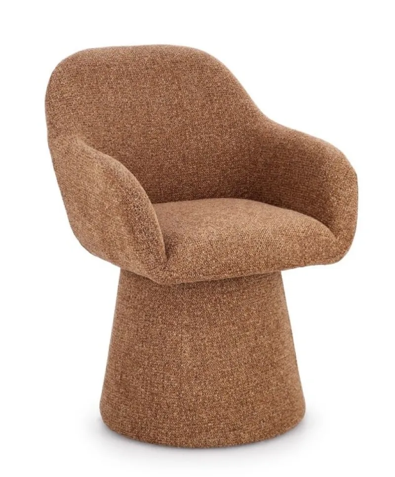 Outlet Bizzotto POLTRONA GIREVOLE ANTARA TERRACOTTA