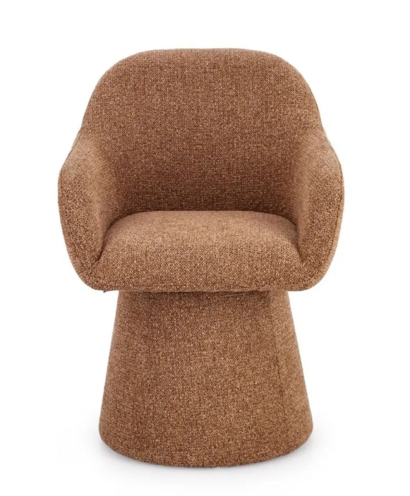 Outlet Bizzotto POLTRONA GIREVOLE ANTARA TERRACOTTA