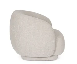 Sale Bizzotto POLTRONA GIREVOLE BRITTANY NATURALE