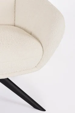 Clearance Bizzotto POLTRONA GIREVOLE HAILEY SNOW