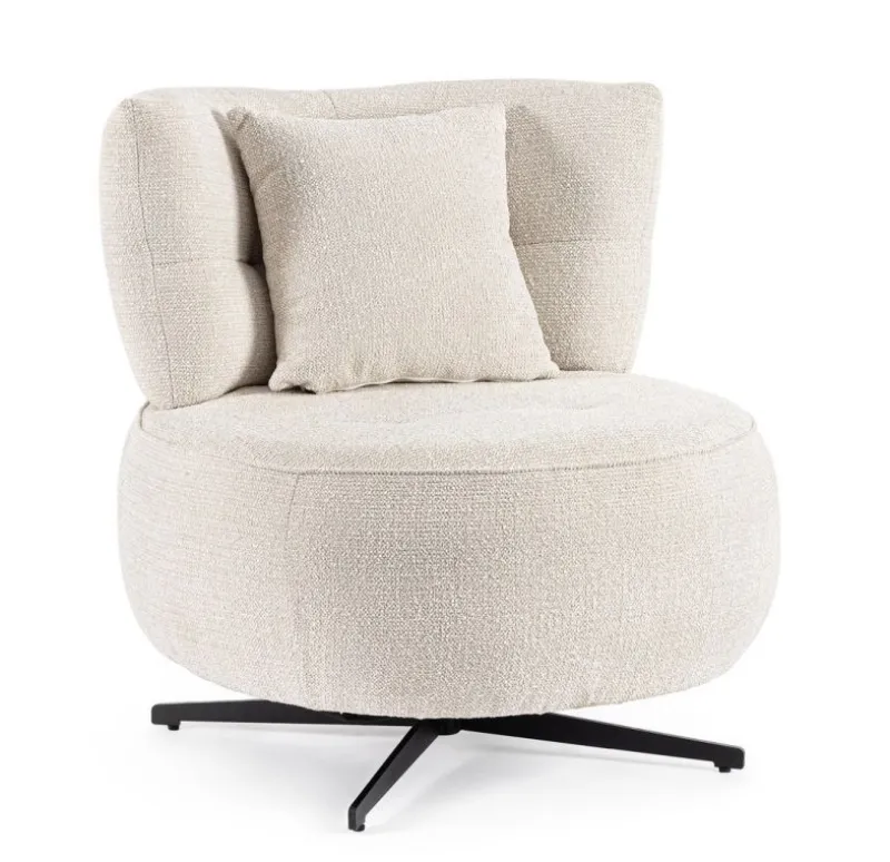 Clearance Bizzotto POLTRONA GONNIE ECRU' PUNTINATO