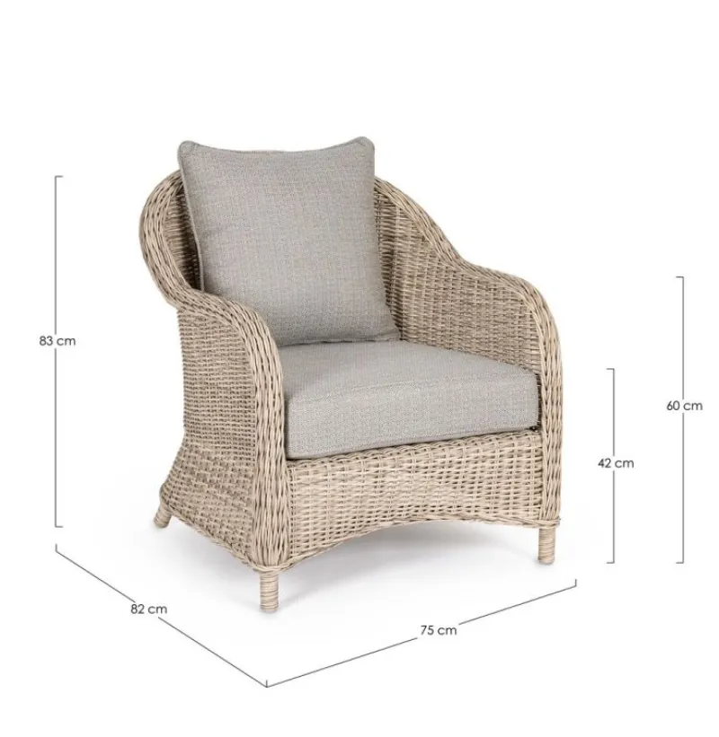 New Bizzotto POLTRONA IN ALLUMINIO - ADITYA NEW