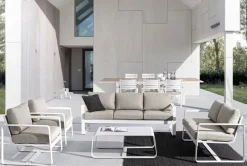 Sale Bizzotto POLTRONA IN ALLUMINIO BIANCO YK11 - MERRIGAN