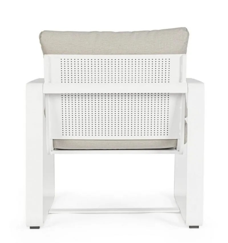 Sale Bizzotto POLTRONA IN ALLUMINIO BIANCO YK11 - MERRIGAN