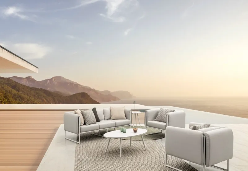 Clearance Bizzotto POLTRONA IN ALLUMINIO SABBIA - PIXEL