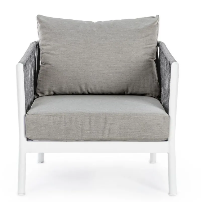 Best Bizzotto POLTRONA IN CORDA PER ESTERNO BIANCO WG20 - FLORENCIA