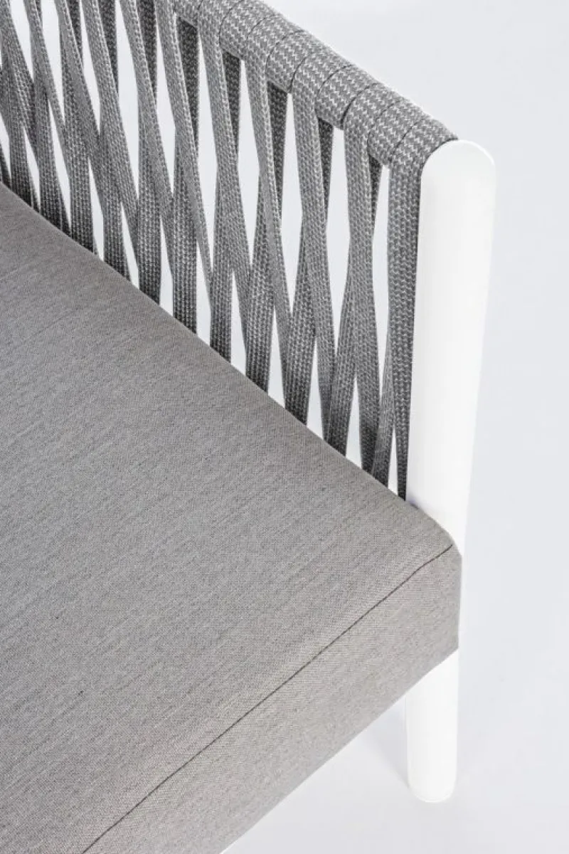 Best Bizzotto POLTRONA IN CORDA PER ESTERNO BIANCO WG20 - FLORENCIA