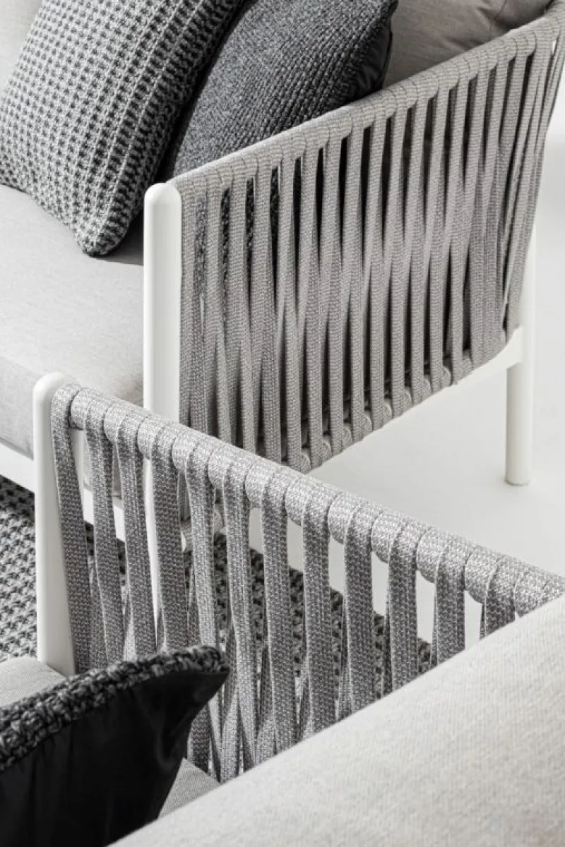 Best Bizzotto POLTRONA IN CORDA PER ESTERNO BIANCO WG20 - FLORENCIA