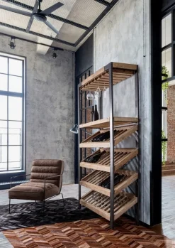 Online Bizzotto POLTRONA IN ECOPELLE MARRONE - BRIANNA