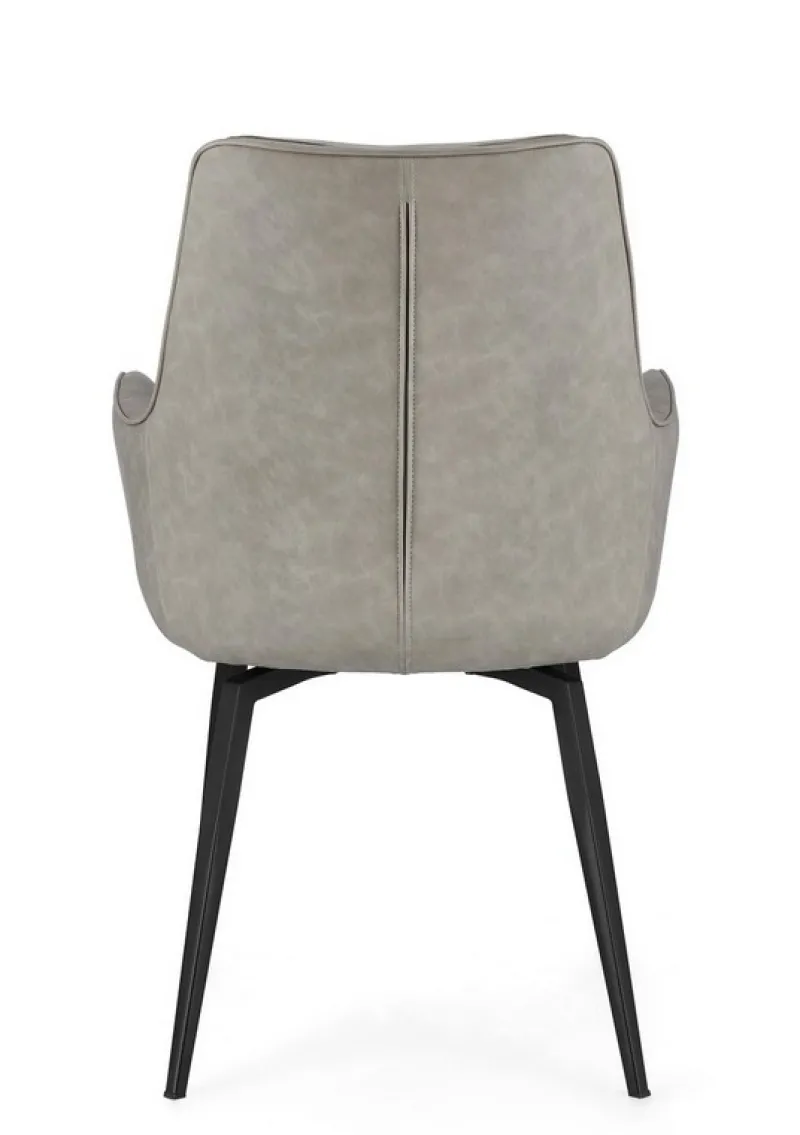 Bizzotto POLTRONA IN ECOPELLE TORTORA - LAWRENCE