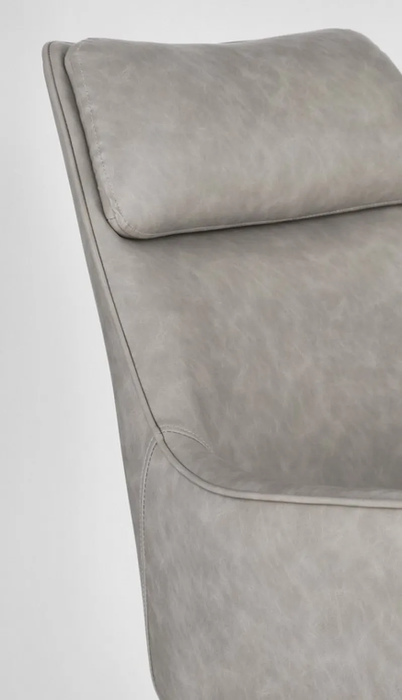 Bizzotto POLTRONA IN ECOPELLE TORTORA - LAWRENCE