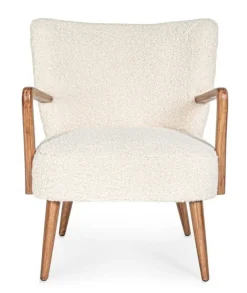 Best Bizzotto POLTRONA IN LEGNO BIANCA - MORITZ