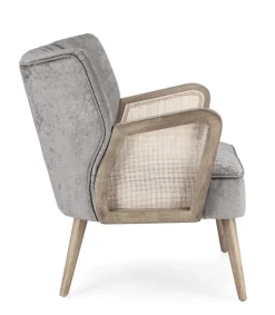 Outlet Bizzotto POLTRONA IN LEGNO SILVER - VIRNA