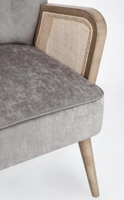 Outlet Bizzotto POLTRONA IN LEGNO SILVER - VIRNA