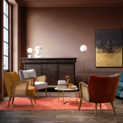 Outlet Bizzotto POLTRONA IN LEGNO SILVER - VIRNA