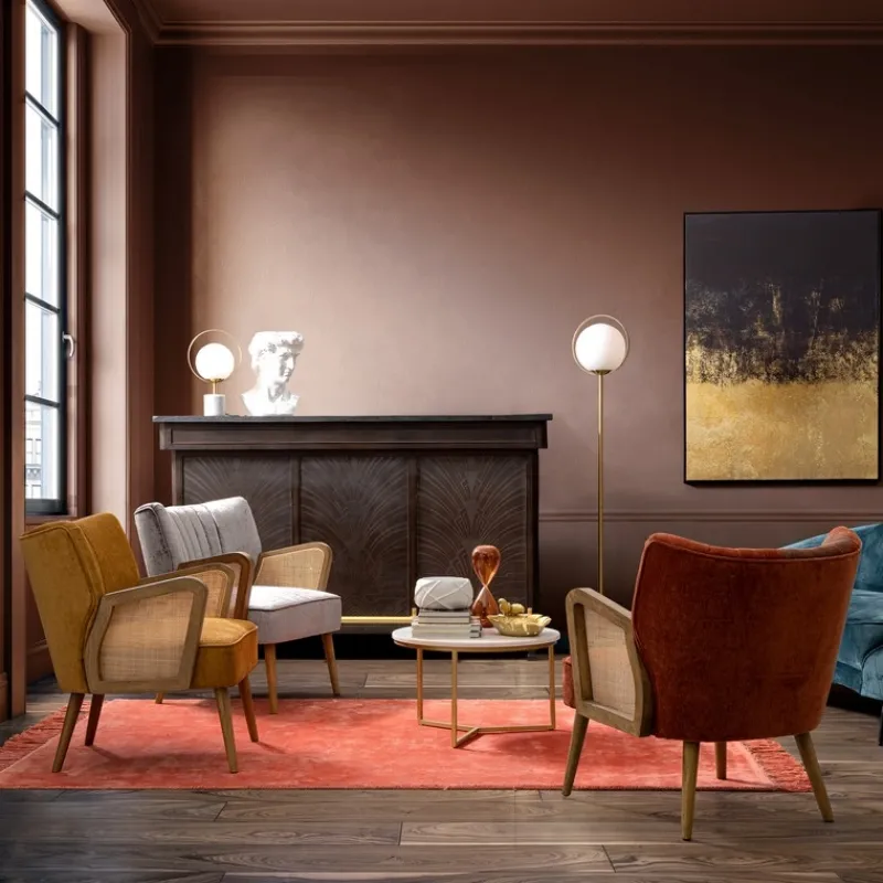 Outlet Bizzotto POLTRONA IN LEGNO SILVER - VIRNA