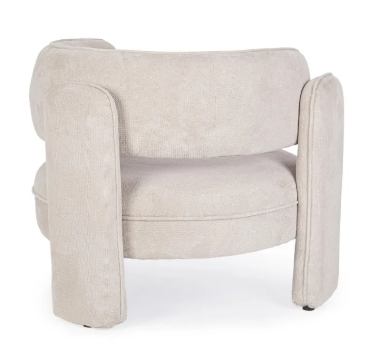 Best Bizzotto POLTRONA IN TESSUTO BEIGE - AISHA