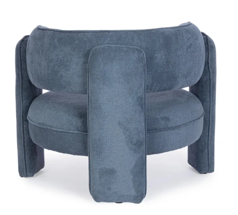 Sale Bizzotto POLTRONA IN TESSUTO BLU - AISHA