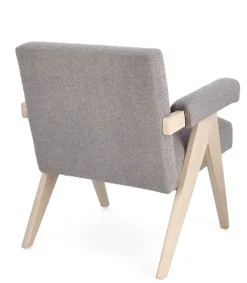 Outlet Bizzotto POLTRONA IN TESSUTO TORTORA - FAIZA