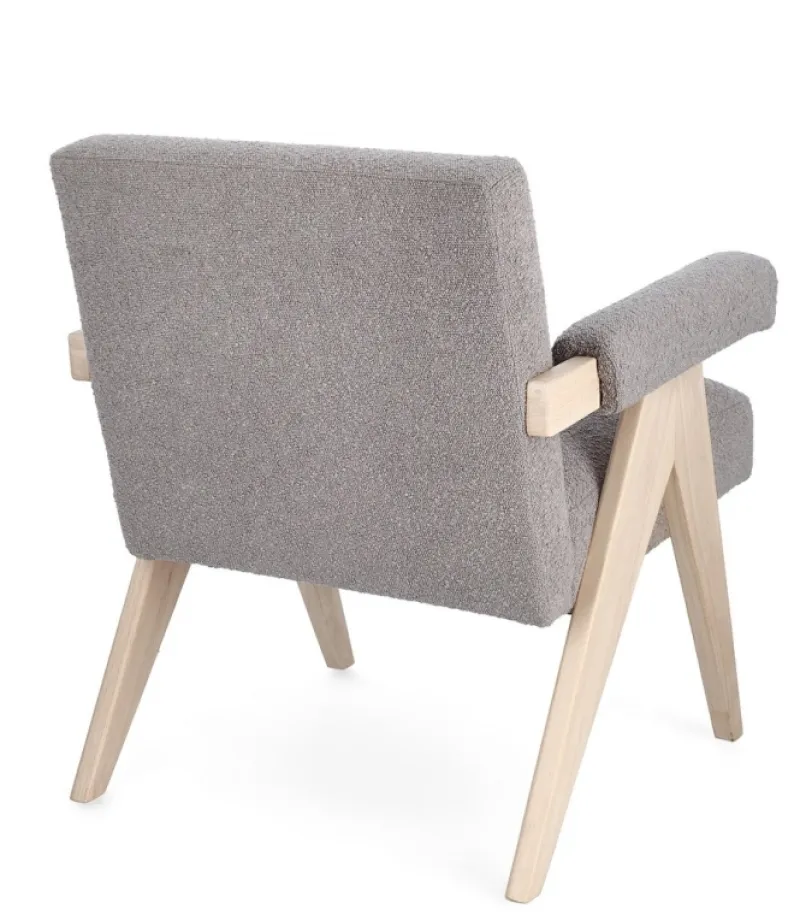 Outlet Bizzotto POLTRONA IN TESSUTO TORTORA - FAIZA