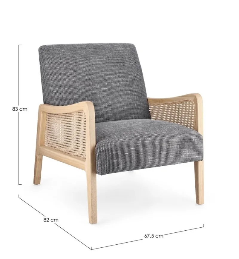 Best Bizzotto POLTRONA IN TESSUTO WINTER - DEANNA