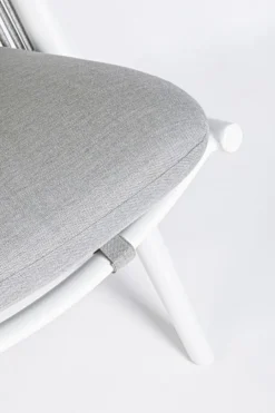 Bizzotto POLTRONA LOUNGE IN CORDA PER ESTERNO BIANCA XK03 - ALOHA NEW