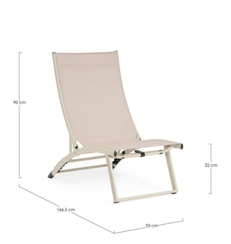 Outlet Bizzotto POLTRONA LOUNGE RECL. TAYLOR WHISPER