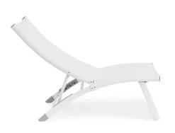 Outlet Bizzotto POLTRONA LOUNGE RECLINABILE BIANCA - TAYLOR
