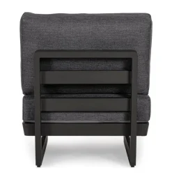 Clearance Bizzotto POLTRONA MODULARE IN ALLUMINIO ANTRACITE WG21 - INFINITY