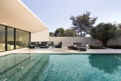 Clearance Bizzotto POLTRONA MODULARE IN ALLUMINIO ANTRACITE WG21 - INFINITY