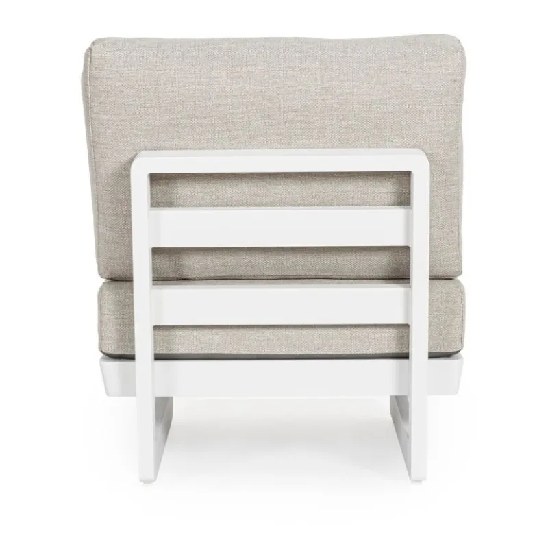 New Bizzotto POLTRONA MODULARE IN ALLUMINIO BIANCO WG20 - INFINITY