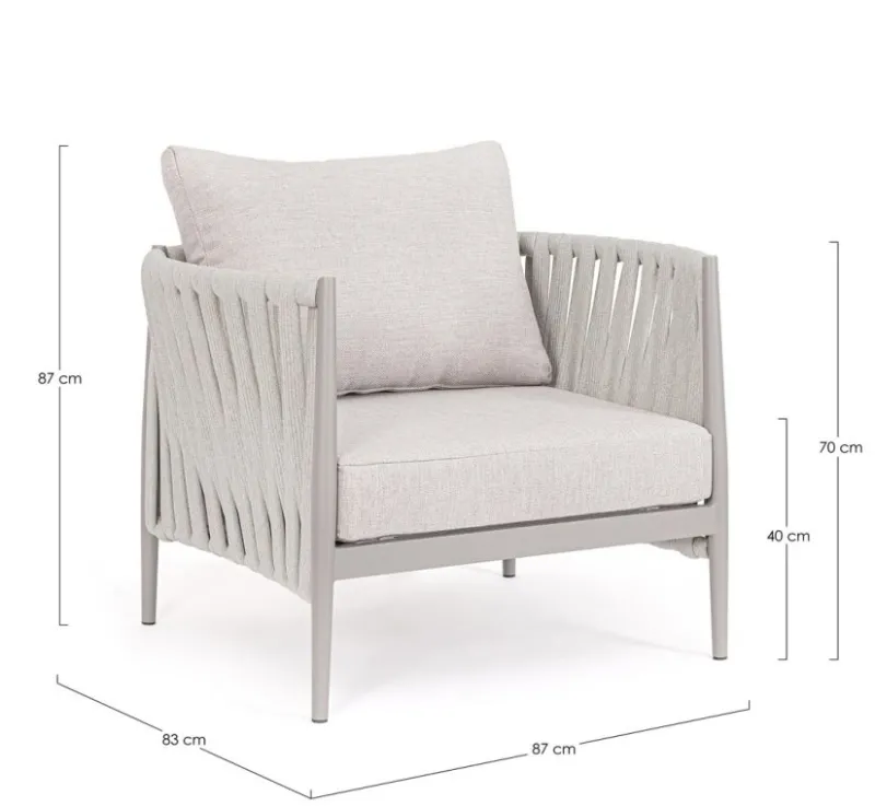 Discount Bizzotto POLTRONA MOON WG24 - JACINTA